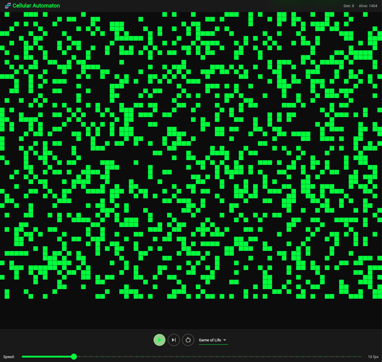 Cellular Automaton Screenshot 1